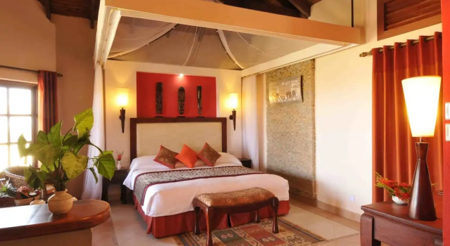 Двухместный номер Standard с видом на окрестности Ol Tukai Lodge Amboseli