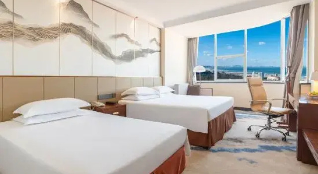 Семейный номер Standard с красивым видом из окна Jinghai Hotel Yantai