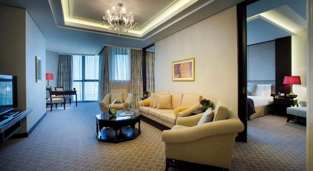 Двухместный люкс Deluxe с видом на море Bab Al Qasr Hotel