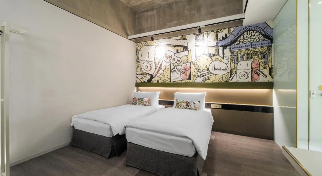 Двухместный номер Standard No Window Cosmos Hotel Huashan Town