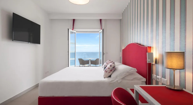 Двухместный номер Deluxe с видом на море Seaside Hotel