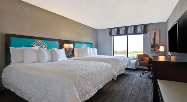 Четырёхместный номер Standard Hampton Inn Santa Fe South, NM