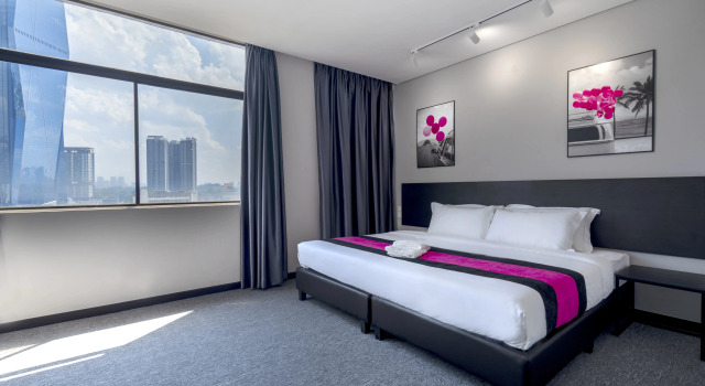 Номер Deluxe с видом на город TEEDO Hotel Kuala Lumpur