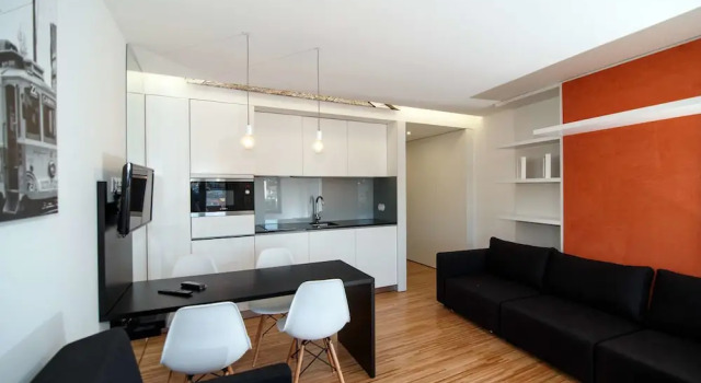 Студия Standard Цокольный этаж с видом на город Cathedral Design Apartments