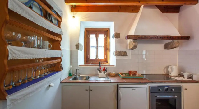 Коттедж c 1 комнатой с видом на море Theologos Houses