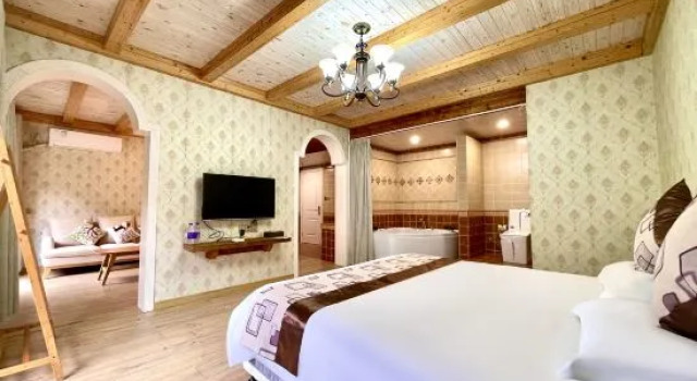 Двухместный люкс Hangzhou Lin'an Daming Spring Inn (Daming Mountain)
