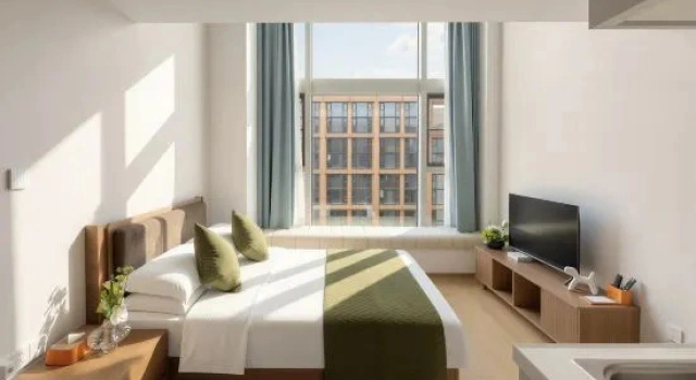 Двухместный семейный люкс Дуплекс Hanbi Purple City Hotel (Jindong District Government Store, Dayanhe Street Subway Station, Jinhua)