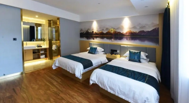 Семейный люкс Deluxe VX hotel Wuxi Jin'an Road Metro Station