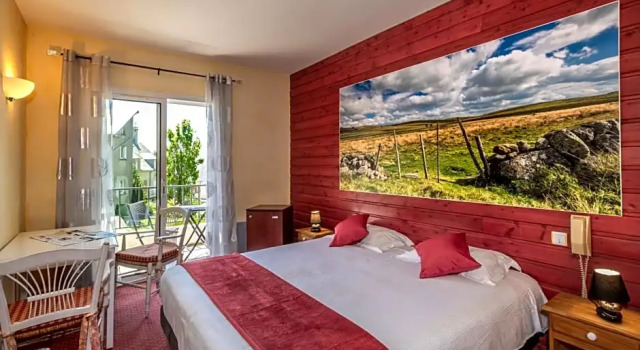 Номер Superior Logis Hôtel Restaurant Gilles Moreau Laguiole