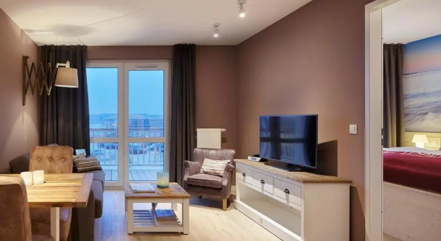 Апартаменты c 1 комнатой с видом на озеро Beach Apartments Heiligenhafen