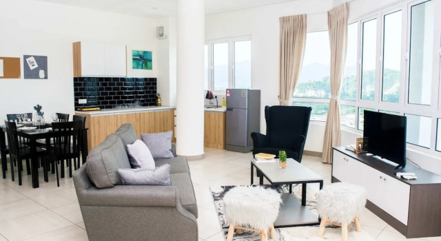 Семейный номер Standard Пентхаус Octagon Ipoh Family Suites