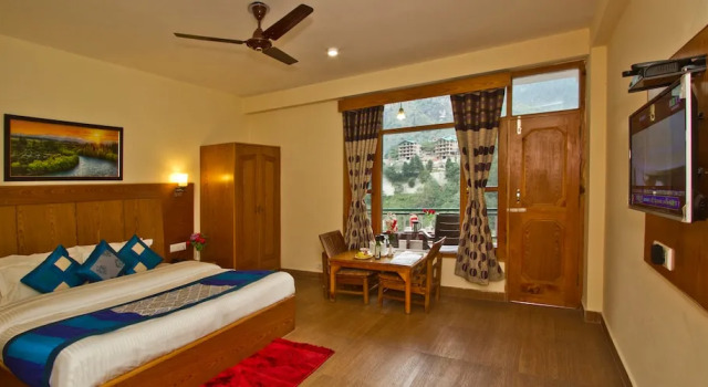 Номер Deluxe с балконом и с видом на горы New Harmony Inn