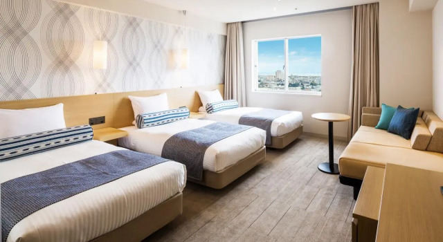 Трёхместный номер Superior с видом на океан Art Hotel Ishigakijima