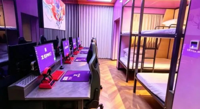 Bett im Wohnheim Gaming First-Class Seat