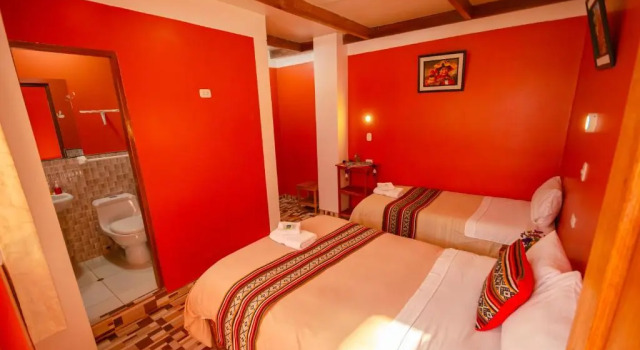 Семейный номер Standard с видом на горы Peru Quechuas Lodge Ollantaytambo