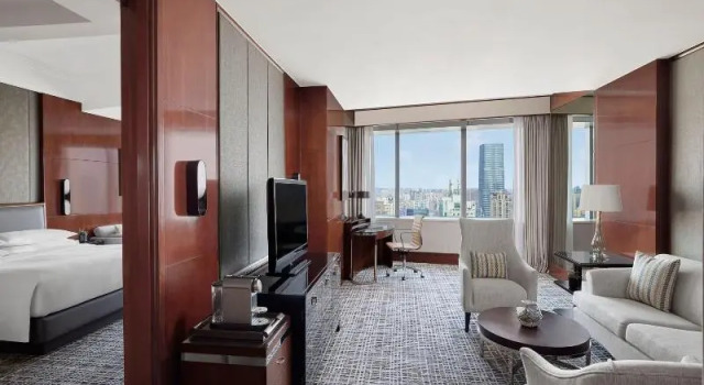 Двухместный люкс Executive Shanghai Marriott Marquis City Centre