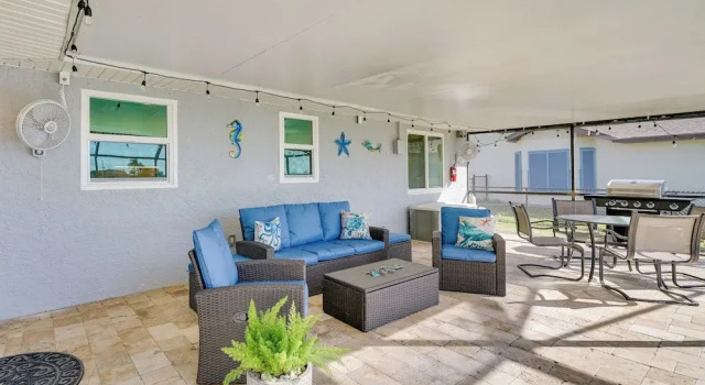Коттедж с 3 комнатами Punta Gorda Oasis w/ Saltwater Pool + Gas Grill!