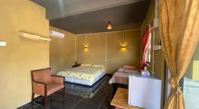 Трёхместный номер Standard с красивым видом из окна Tioman Santai Resort