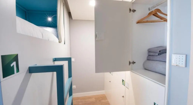 Łóżko w pokoju wieloosobowym (pokoju wieloosobowym dla mężczyzn) Ilha Hostel & Suites