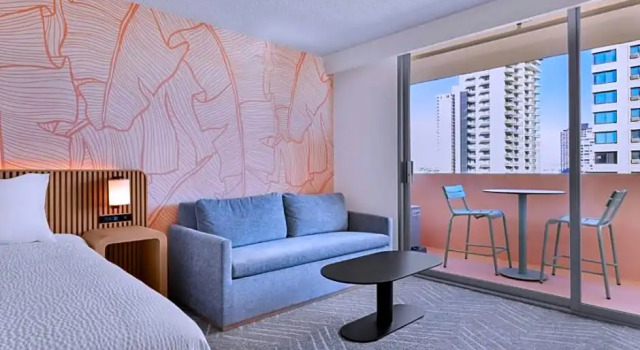 Номер Standard с видом на океан The Ambassador Hotel of Waikiki, Tapestry Collection by Hilton