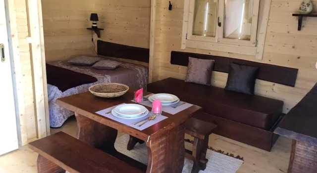 Chalet With one Bedroom in Mortagua, With Wonderful Mountain View, Enclosed Garden and Wifi Near the Beach, Rezerwuj Chalet Domki letniskowe w Mortagua, Domek