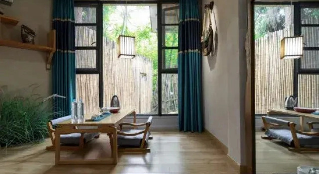 Люкс Mount Qingcheng Banshan Guishu Private Hot Spring Homestay