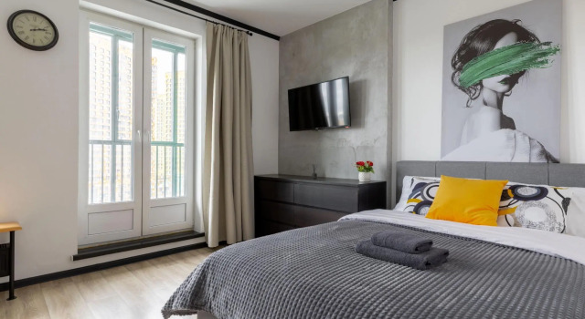 Apartments on 55k1 Komendantsky Avenue, Rezervasyon Daire Sankt Petersburg Sankt Peterburg