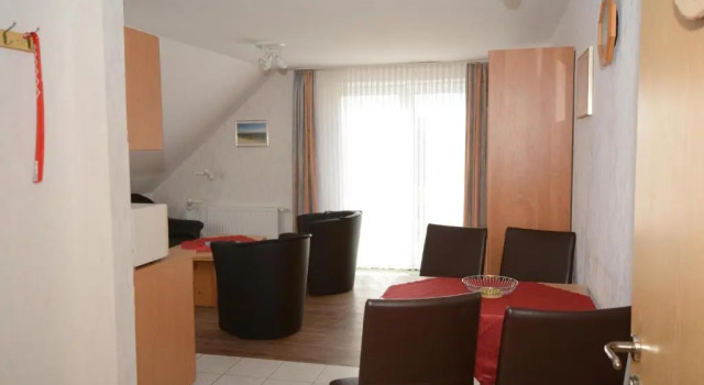 Haus-Koenigsduene-II-9, Забронировать Апартаменты/квартира Апартаменты Боркум, рядом с Оздоровительный центр и аквапарк "Гецайтенланд", Апартаменты/квартира
