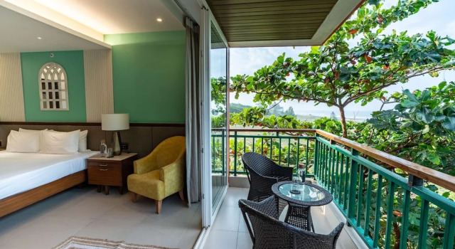 Номер Deluxe с балконом и с видом на море Mandrem Beach Resort, a member of Radisson Individuals Retreat