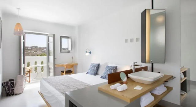 Двухместный номер Deluxe с видом на море Dreambox Mykonos Suites and Mini Villas