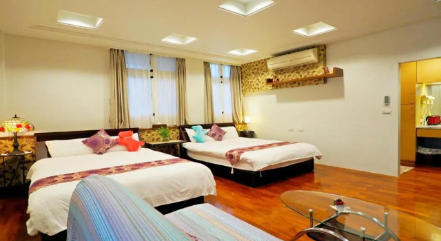 Четырёхместный номер Standard с видом на горы Nature House Homestay