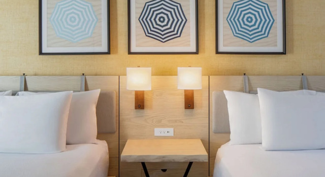 Четырёхместный номер Standard с балконом и с видом на океан Hilton Garden Inn Dana Point Doheny Beach