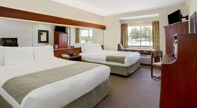 Четырёхместный номер Standard Microtel Inn & Suites by Wyndham Indianapolis Airport