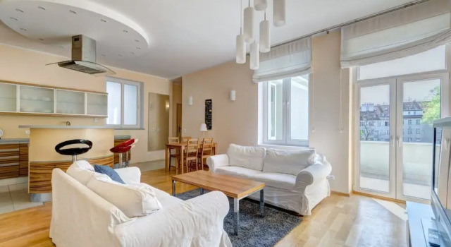 Апартаменты с 2 комнатами с балконом Apartament Opera Sopot