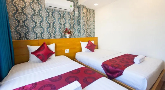 Четырёхместный номер Deluxe Ailen Garden 2 Hotel