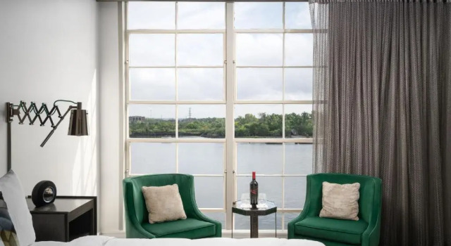 Номер Standard с видом на реку JW Marriott Savannah Plant Riverside District