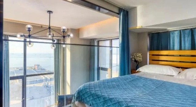 Люкс Deluxe с видом на море Yuetu Seaview Holiday Apartment