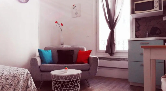 Студия Studio dans un quartier résidentiel à Montrouge avec le métro à 2 min