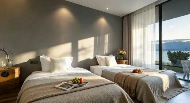 Семейный люкс с видом на море Peninsula Hotel - Anning