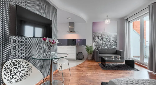 Студия с балконом и с видом на город EXCLUSIVE Nautica Apartments