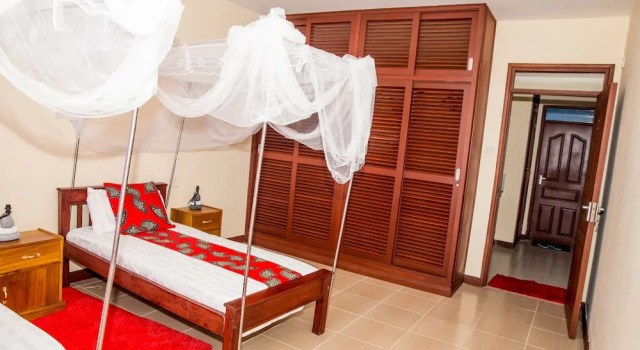 Двухместный номер Deluxe c 1 комнатой с балконом и с видом на океан Safiri Kenya Home