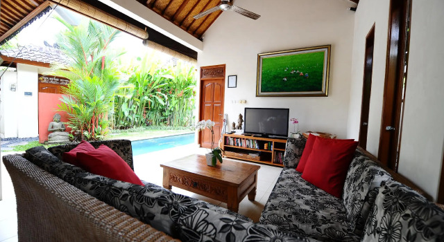 Villa Asri Ubud, Rezerwuj Willa Domki letniskowe w Bali, Domek