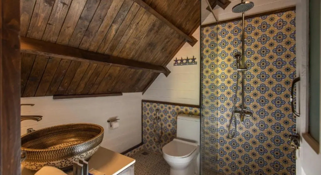 Deluxe dobbelt værelse med altan med havudsigt The Ark Comforts