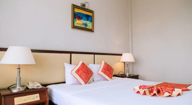 Одноместный номер Deluxe с балконом и с видом на море Seagull Hotel