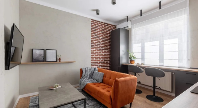 Двухместные апартаменты Luxury с балконом Urban 1BR Loft Residences - Modern Comfort in Bucharest Center