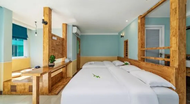 Кровать в общем номере Pod Inn Hotel (Qingchun Song Plaza)