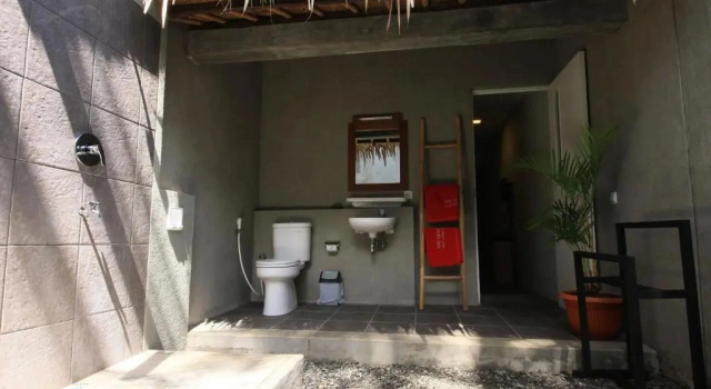 Standardní Rodinný pokoj a výhledem Bale Karang Cottages