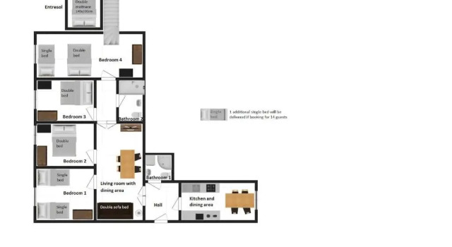 Апартаменты Ground Floor Family Apartment