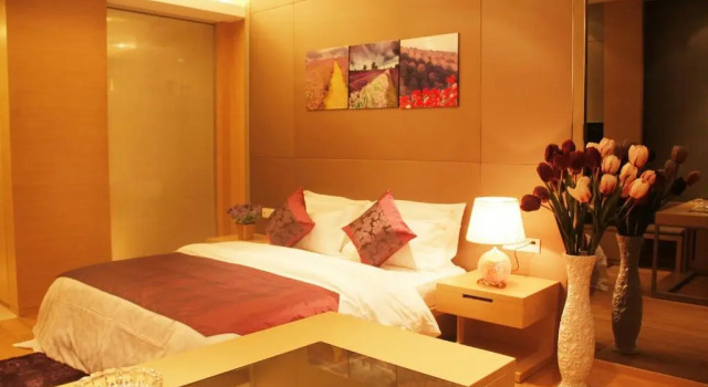 Двухместный номер Deluxe с красивым видом из окна Checkinn International Apartment (GuangZhou PaZhou Poly World Trade Branch)