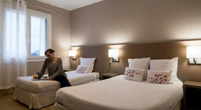 Supérieure chambre Logis Hôtel & Restaurant Le Pardaillan